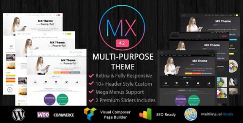 Download MX v4.2 - Responsive Multi-Purpose WordPress Theme photo
