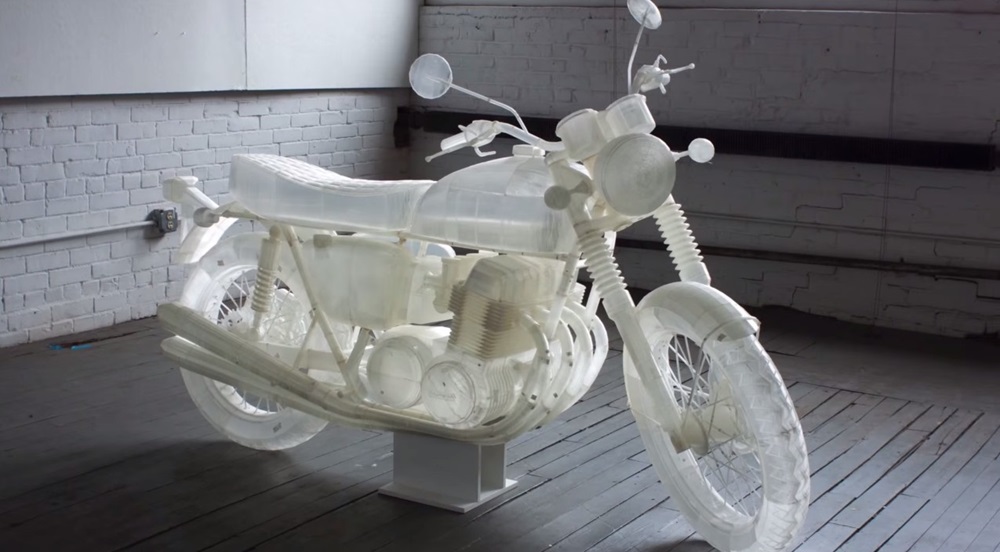 Джонатан Бренд: 3D-моделька Honda CB500 в реальную величину