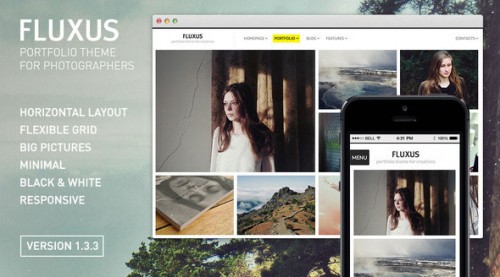 Download Fluxus v1.3.3 - Portfolio Theme for Photographers product snapshot