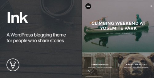 Download Ink v1.2.7 - A WordPress Blogging theme to tell Stories  