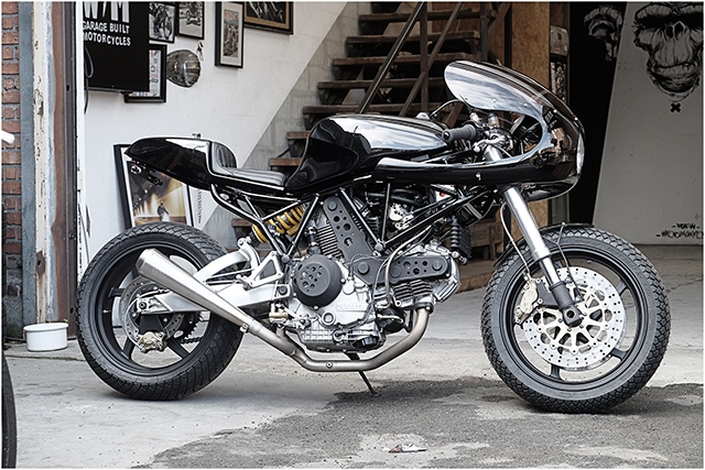 Кафе рейсер Ducati 900SS Monkee #74