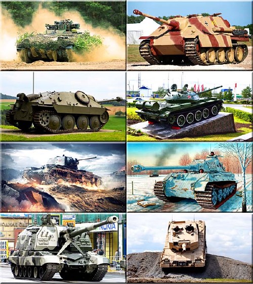 Красочные обои - Военные танки #107