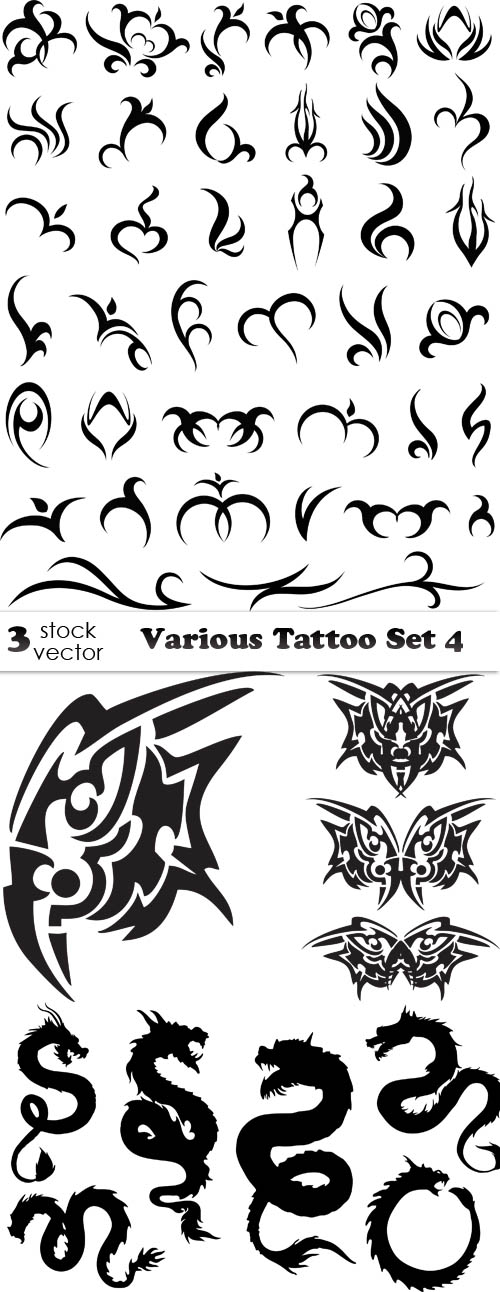 Vectors - Various Tattoo Set 4
