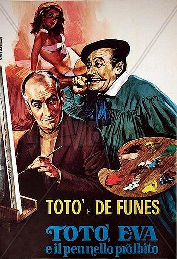 Тото, Ева и запретная кисть / Tot&#242;, Eva e il pennello proibito (1959) DVDRip