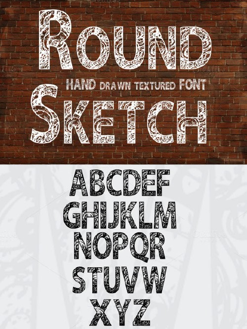 Round Sketch font 