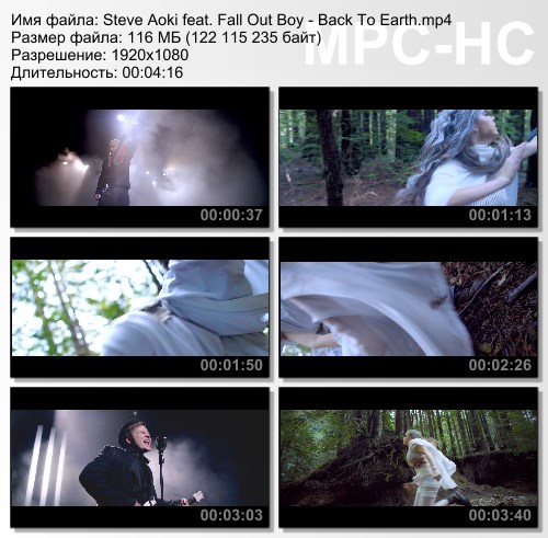 Steve Aoki feat. Fall Out Boy - Back To Earth (2015) HD 1080
