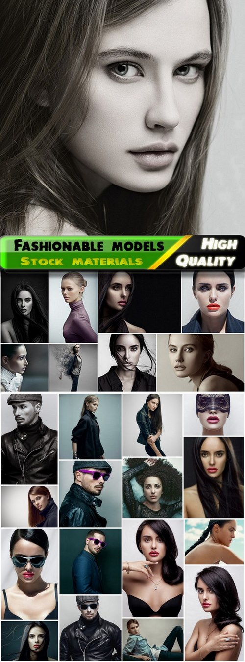 Fashionable models of men and women - 25 HQ Jpg
