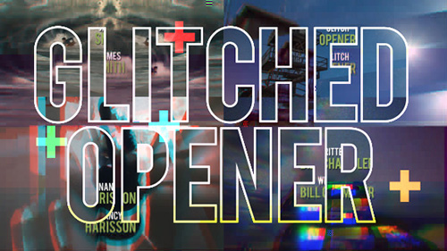 Glitch Opener - Project for After Effects (Videohive)