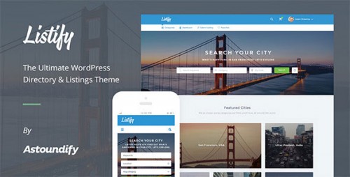 [nulled] Listify v1.0.7 - Themeforest WordPress Directory Theme product photo