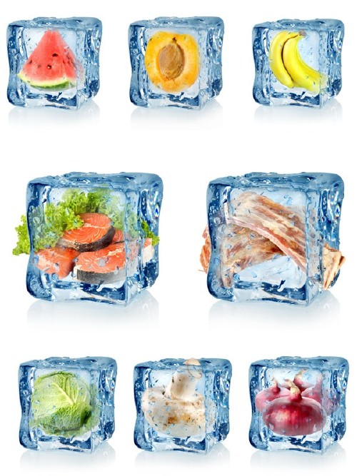 Замороженные продукты (рыба, мясо, овощи, фрукты)