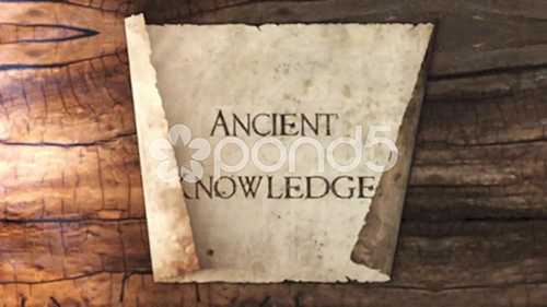 Ancient Scroll Titles - Project for After Effects (Pond5)
