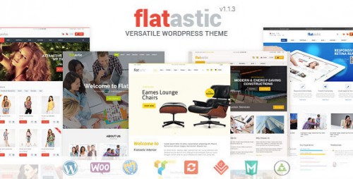 NULLED Flatastic v1.2.7 - Themeforest Versatile WordPress Theme image