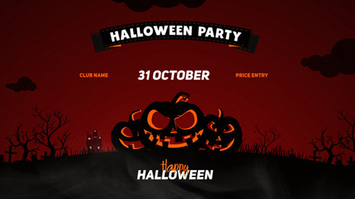 Halloween Party Opener - Project for After Effects (Videohive)