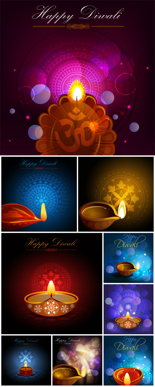 Diwali Celebration vector background