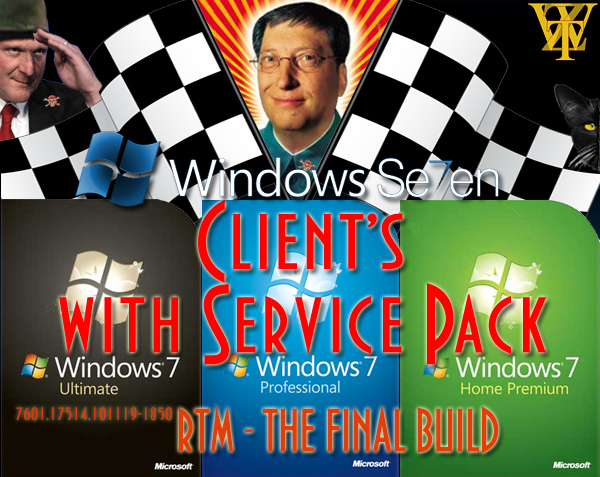 Microsoft Windows 7 SP1 OEM Все редакции