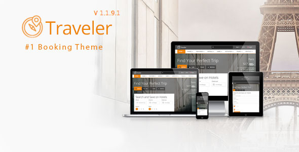 Traveler v1.1.9.1 - Travel Tour Booking WordPress Theme