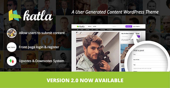 ThemeForest - Katla v2.2.5 - User Generated Content WordPress Theme