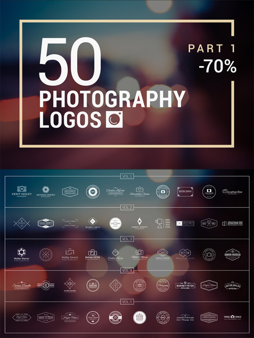 CM - 50 Photography Logos (Vol. 1-5) 446416