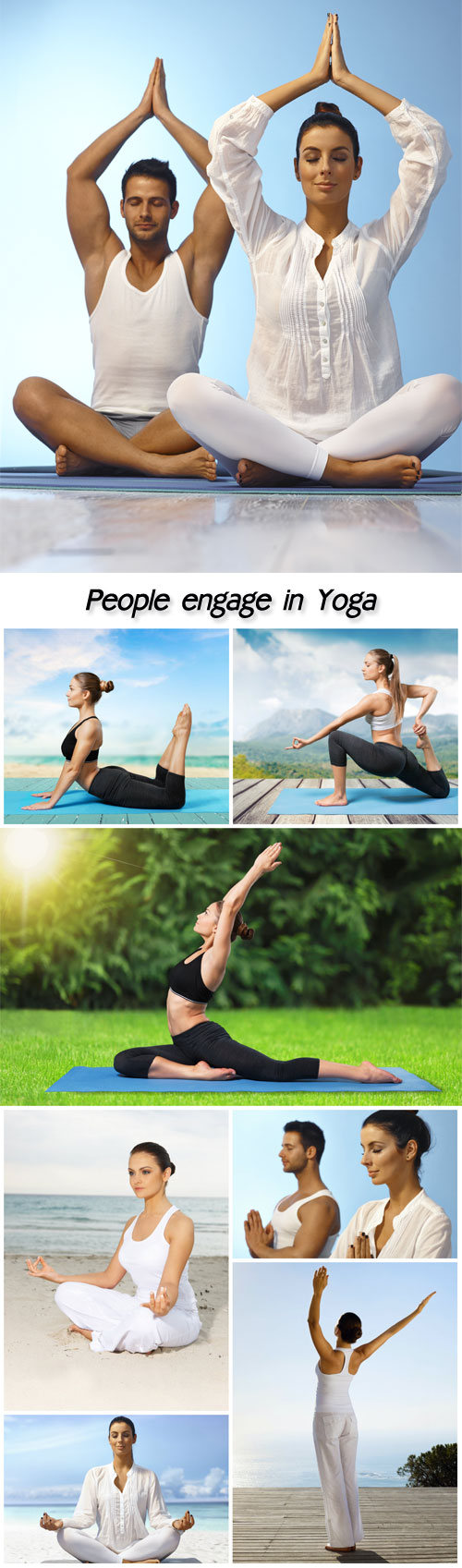 Young people engage in Yoga