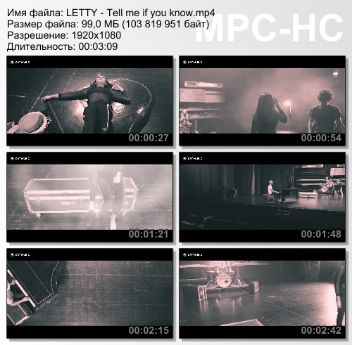 LETTY - Tell me if you know (2015) HD 1080