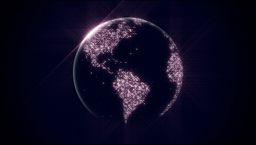 Spakle Globe video background