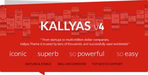Download Nulled KALLYAS v4.0.9 - Responsive Multi-Purpose WordPress Theme Product visual
