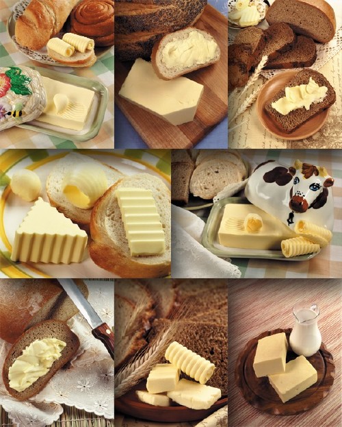 Масло сливочное и шоколадное масло (подборка изображений)