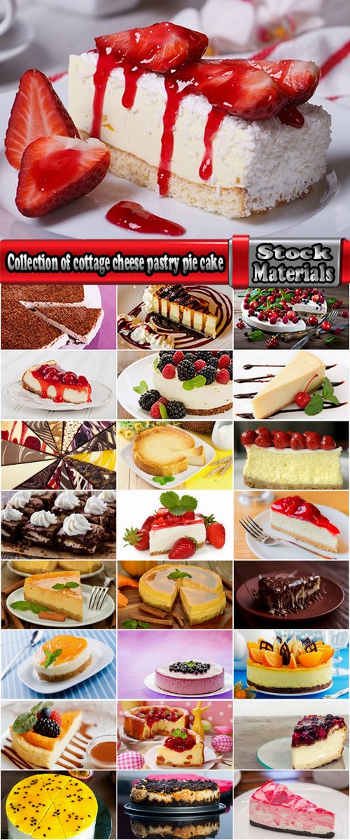 Collection of cottage cheese pastry pie cake 25 HQ Jpeg