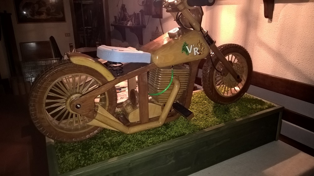 Мотоискусство Джузеппе Каретти - деревянные мотоциклы