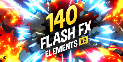 140 Flash FX Elements v.2 - Project for After Effects (Videohive)