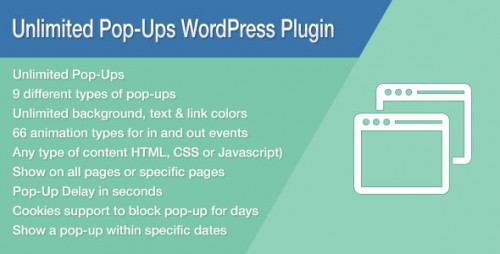 NULLED Unlimited Pop-Ups WordPress Plugin product snapshot