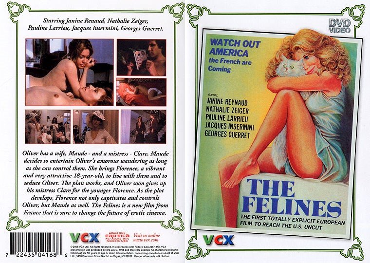 The Felines (The Cats, Les Félines) /   (Daniel Daert, VCX) [1985 ., Feature, Blowjob, All Sex, Anal sex, DVDRip]