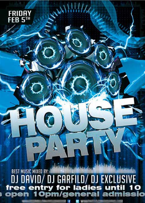 House Party Premium Flyer Template
