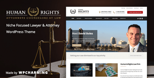 Nulled HumanRights v1.1.0 - Lawyer and Attorney WordPress Them visual