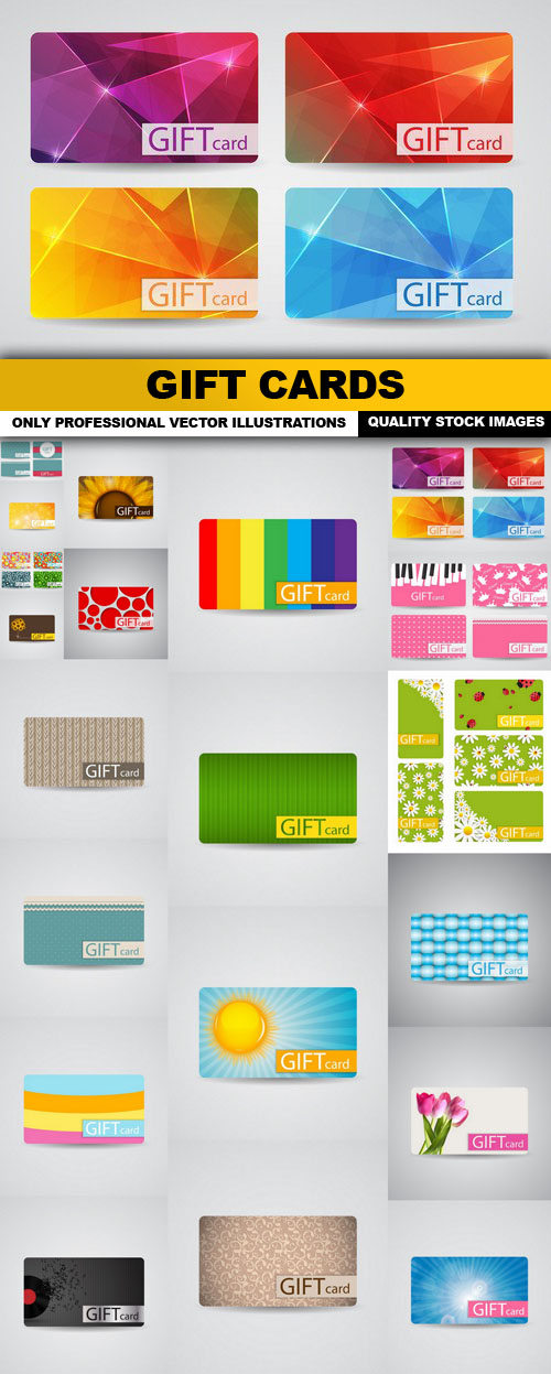 Gift Cards - 20 Vector