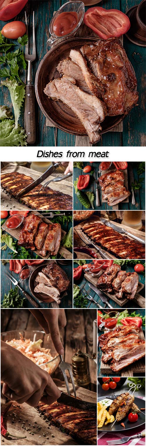 Dishes from meat, Grill