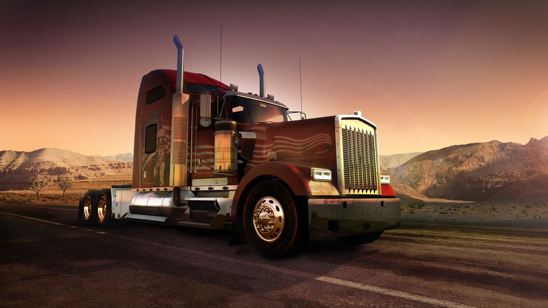 American Truck Simulator (2016/RUS/ENG/Repack от =nemos=). Скриншот №1