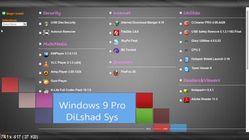 Windows 9 Professional Eng x64 2014