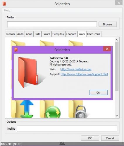 Teorex FolderIco 3.0 GOTD + Icon Packs