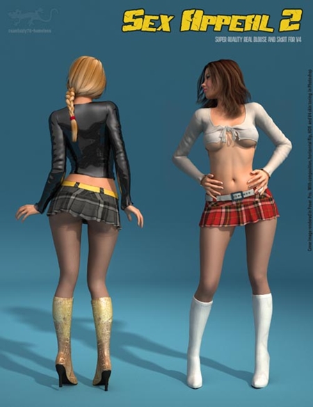 Sex Appeal 2 Blouse and Skirt for V4