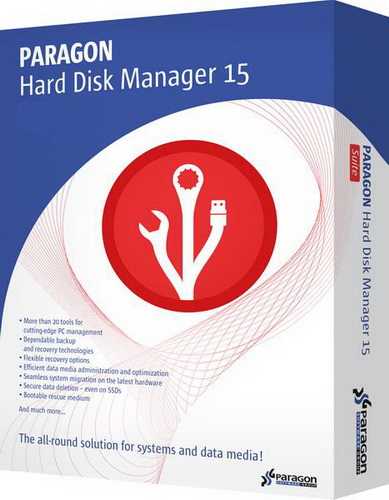 Paragon Hard Disk Manager 15 Suite 10.1.25.431 + BootCD | Recovery Boot Medias