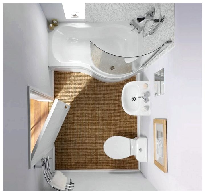 Дизайн ванной комнаты 4 кв. м
