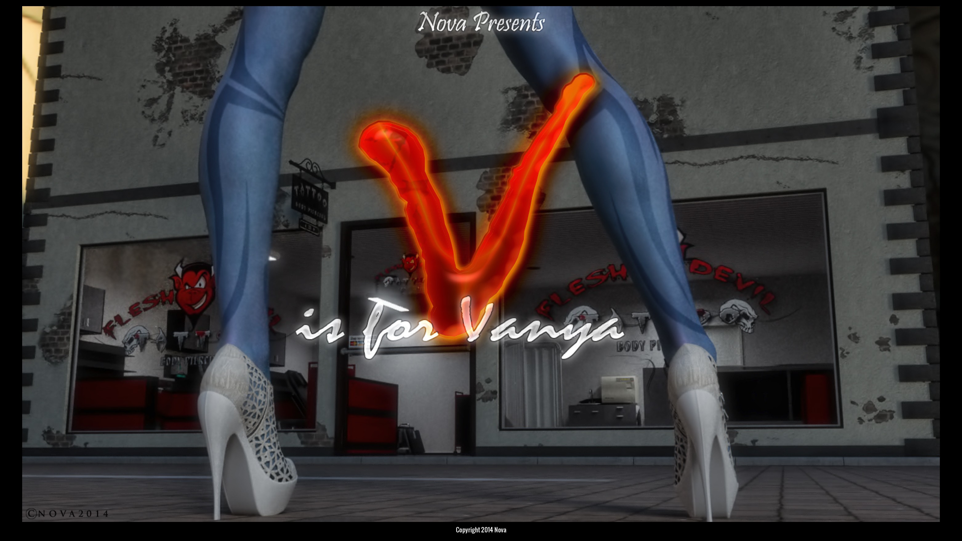 Novadigitalart – V Is For Vanya